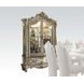 Versailles Bone White 2 Door Curio Cabinet with LED