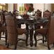 Versailles Cherry Oak 55" Square Counter Height Dining Room Set