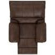 Stetson Walnut Lay Flat Power Recliner with USB Charging