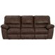 Stetson Walnut 91" Lay Flat Power Reclining Sofa with USB Charging