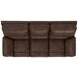 Stetson Walnut 91" Lay Flat Power Reclining Sofa with USB Charging