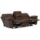 Stetson Walnut 91" Lay Flat Power Reclining Sofa with USB Charging