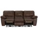 Stetson Walnut 91" Lay Flat Power Reclining Sofa with USB Charging