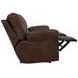 Stetson Walnut 91" Lay Flat Power Reclining Sofa with USB Charging