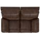 Stetson Walnut 65" Lay Flat Power Reclining Loveseat with USB Charging