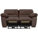Stetson Walnut 65" Lay Flat Power Reclining Loveseat with USB Charging