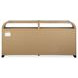 Tristan Swiss Coffee 4 Door Glass Top Sideboard