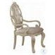 Ragenardus Antique White Arm Chair Set of 2