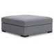 Bealton Salt and Pepper Oversized Accent Ottoman