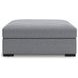 Bealton Salt and Pepper Oversized Accent Ottoman