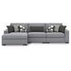 Bealton Salt and Pepper 3 Piece Sectional with LAF Chaise