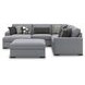 Bealton Salt and Pepper 5 Piece Sectional with LAF Chaise