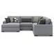 Bealton Salt and Pepper 5 Piece Sectional with LAF Chaise