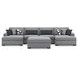 Bealton Salt and Pepper 4 Piece Sectional with Double Chaise