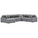 Bealton Salt and Pepper 6 Piece Sectional with LAF Chaise