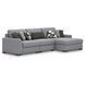 Bealton Salt and Pepper 3 Piece Sectional with RAF Chaise