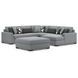 Bealton Salt and Pepper 5 Piece Sectional with RAF Chaise