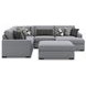Bealton Salt and Pepper 5 Piece Sectional with RAF Chaise