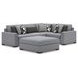 Bealton Salt and Pepper 4 Piece Sectional