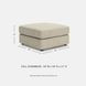 Seyler Sand Oversized Accent Ottoman
