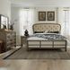 Americana Farmhouse Dusty Taupe and Black 9 Drawer Dresser with Mirror