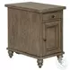 Heritage Rustic Haven Dusty Taupe Chairside Table