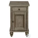 Heritage Rustic Haven Dusty Taupe Chairside Table