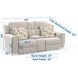 Micah Oatmeal Deep Seat Power Reclining Loveseat
