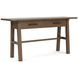 Calhoun Whiskey Oak Rectangular Occassional Table Set