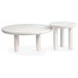 Sunset Cove Moonlight Pearl Round Nesting Cocktail Table