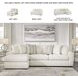 Chessington Ivory 2 Piece Sectional with LAF Chaise