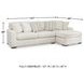 Chessington Ivory 2 Piece Sectional with RAF Chaise
