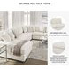Chessington Ivory 4 Piece Sectional with LAF Chaise