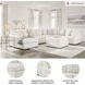 Chessington Ivory 4 Piece Sectional with LAF Chaise
