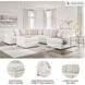 Chessington Ivory 4 Piece Sectional with RAF Chaise