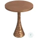 Nero Gold Round Scatter Table