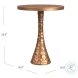 Nero Gold Round Scatter Table