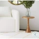 Nero Gold Round Scatter Table