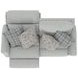 Chappy Pebble 83" Power Lay Flat Reclining Sofa