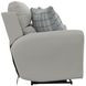 Chappy Linen Power Lay Flat Reclining Loveseat