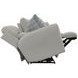 Chappy Linen Power Lay Flat Reclining Loveseat
