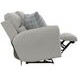 Chappy Linen Power Lay Flat Reclining Loveseat