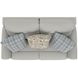 Chappy Linen Power Lay Flat Reclining Loveseat