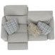Chappy Linen Power Lay Flat Reclining Loveseat
