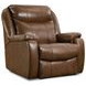 Hercules Amber Leather SoCozi Massage Big Man's Power Headrest Recliner