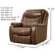 Hercules Amber Leather SoCozi Massage Big Man's Power Headrest Recliner