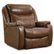 Hercules Amber Leather SoCozi Massage Big Man's Power Headrest Recliner