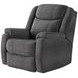 Hercules Bahari Smoke Power Recliner with USB Charging