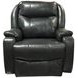 Hercules Black Leather Power Recliner with USB Charging