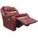 Hercules Crimson Leather Power Recliner with USB Charging